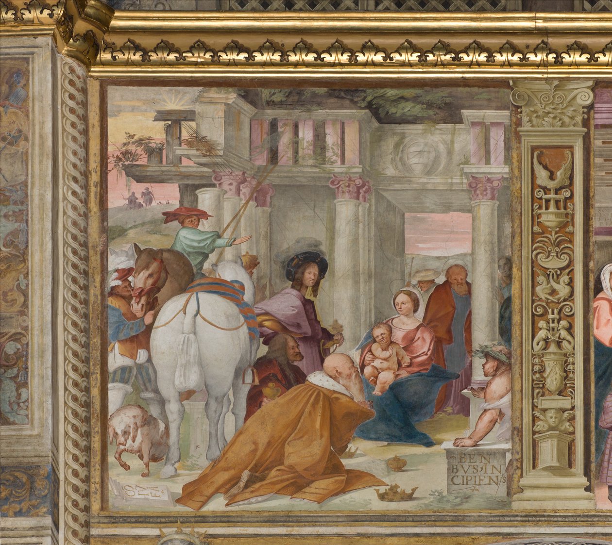 Central Ave, Fifth North Span, Adoration of the Magic, Gian Francesco Journey af Gian Francesco Bembo