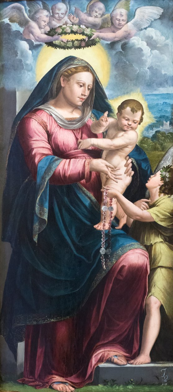 Vor Frue af rosenkransen af Gian Gheramo dalle Catene