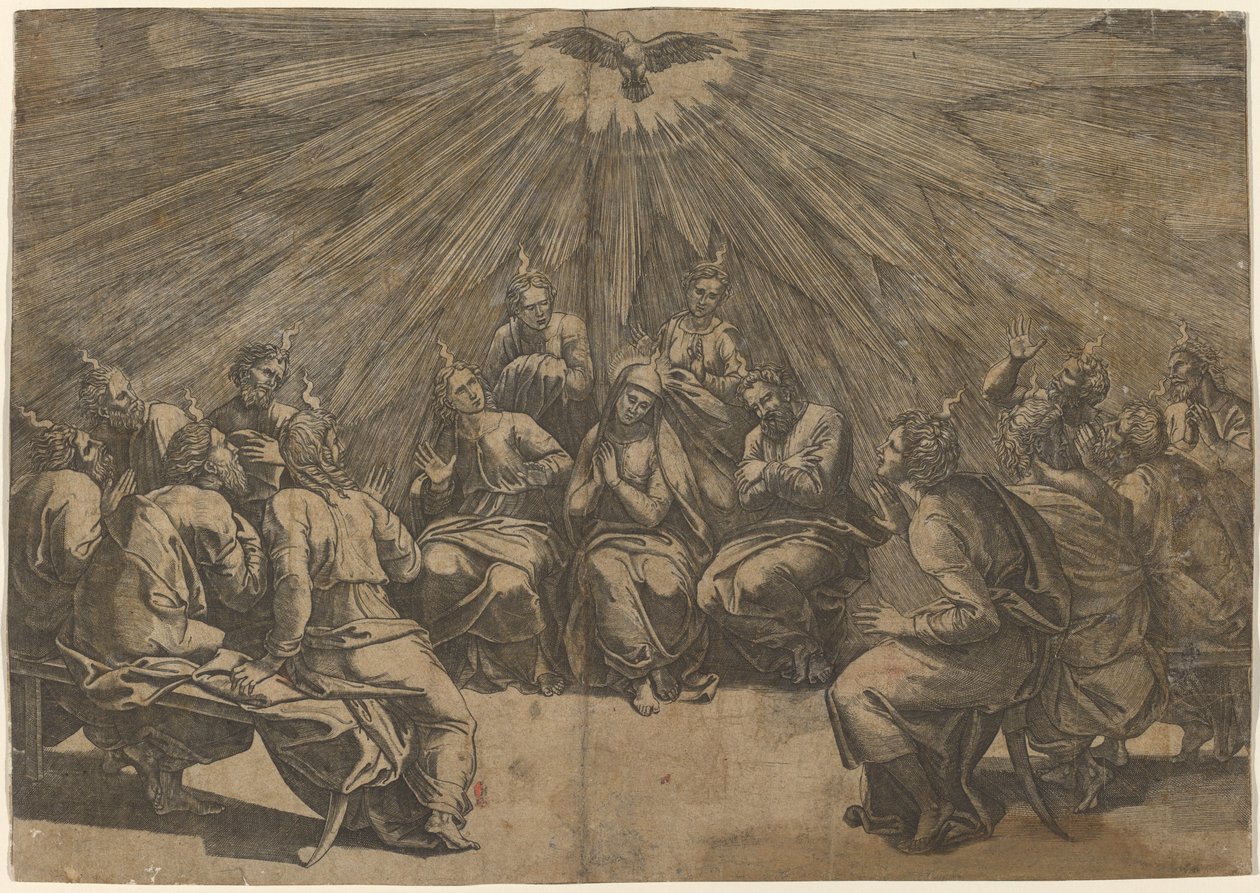pinse af Gian Jacopo Caraglio after Raphael