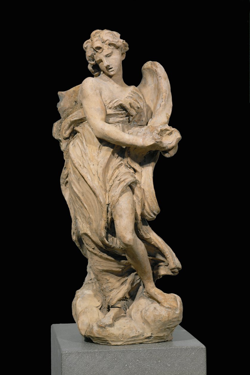 Engel med tornekrone ... af Gian Lorenzo Bernini