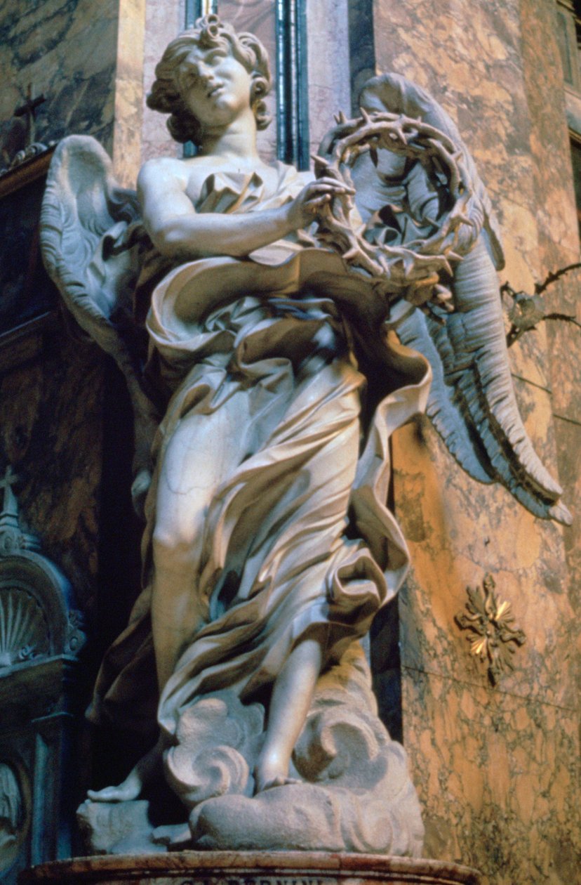 Engel med tornekrone, 1667-1669 af Gian Lorenzo Bernini