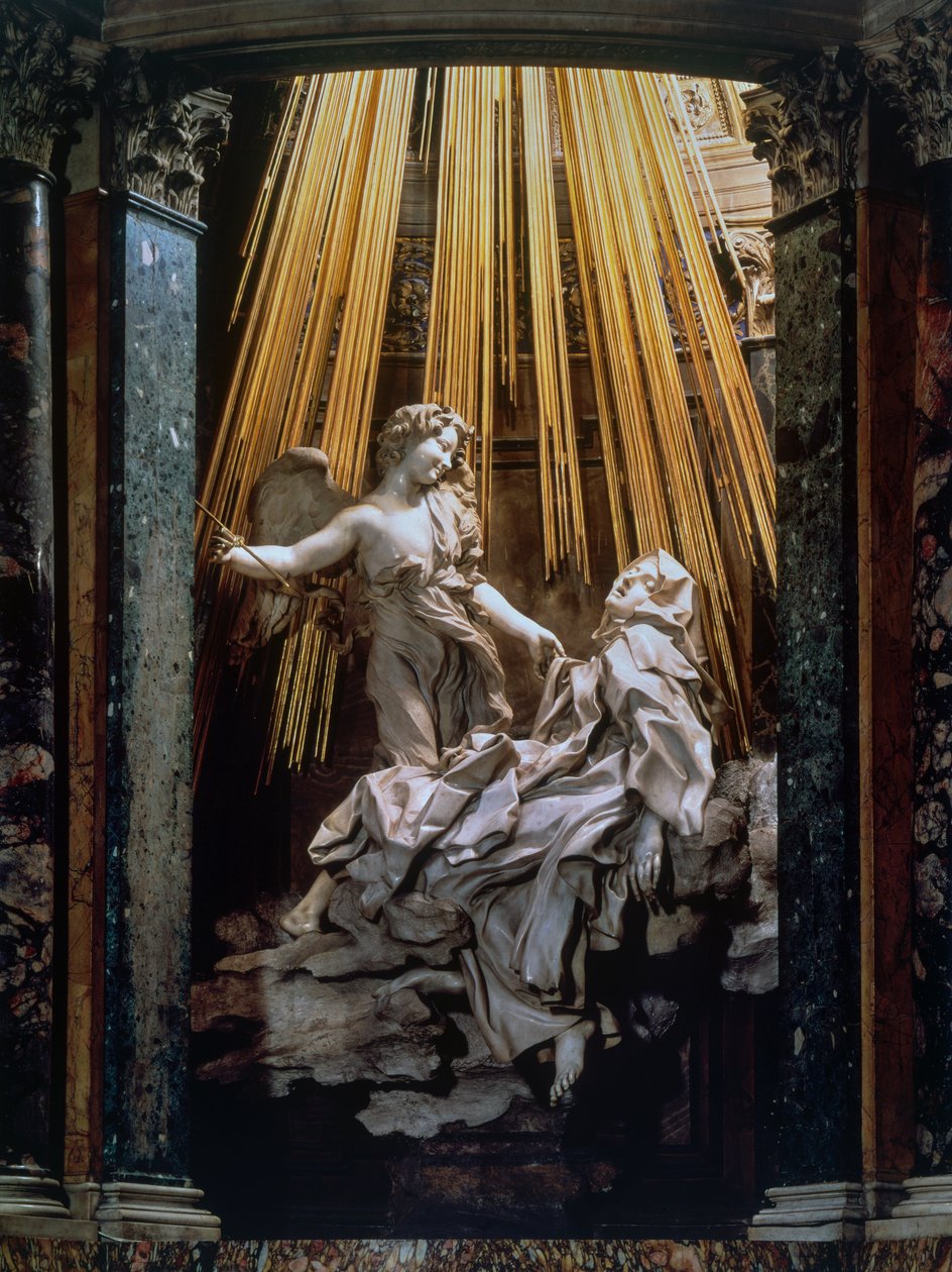 Ekstase af den hellige Teresa af Avila af Gian Lorenzo Bernini