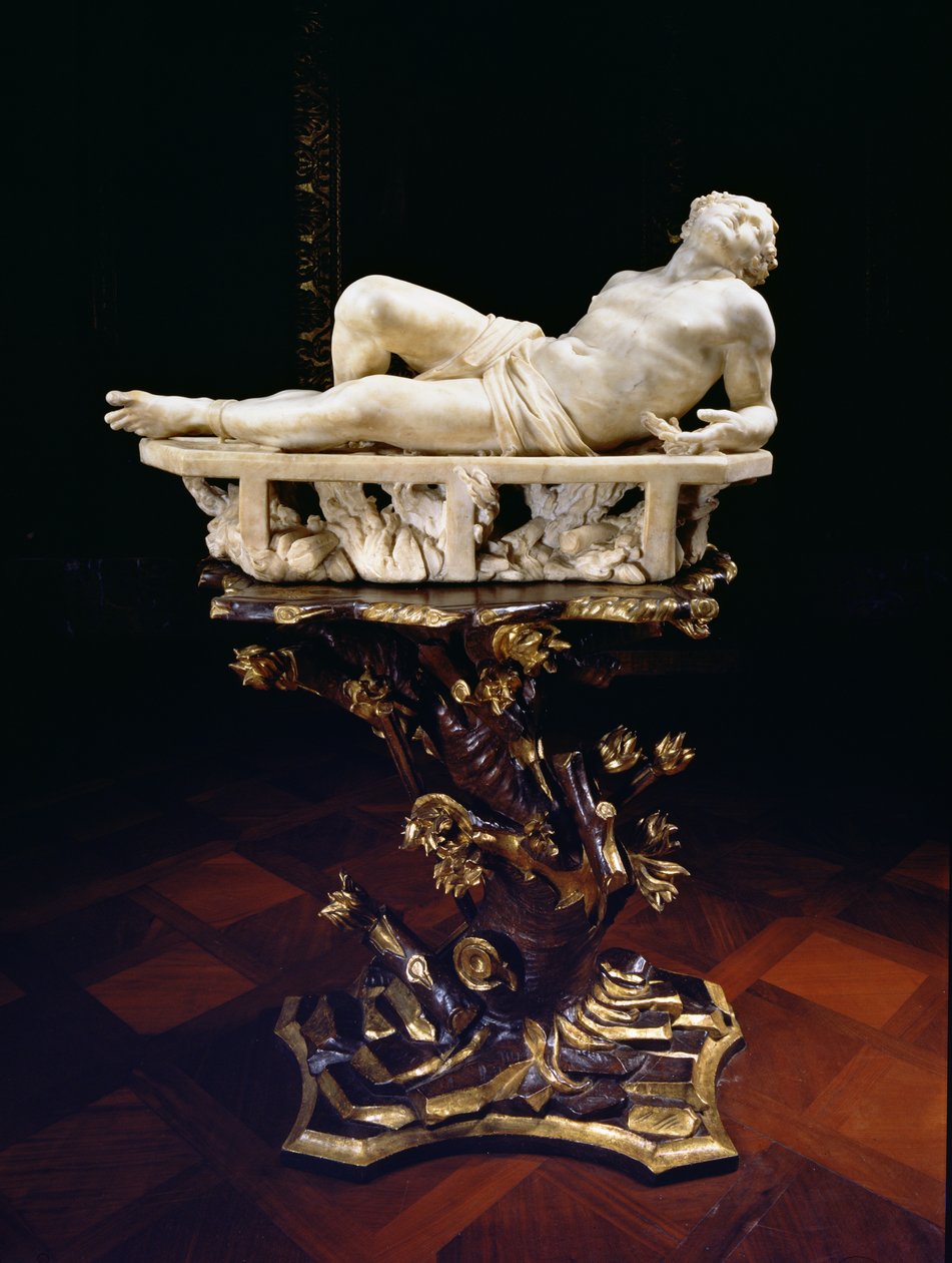 The Martyrium of St. Laurence, 1613 (marmor) af Gian Lorenzo Bernini
