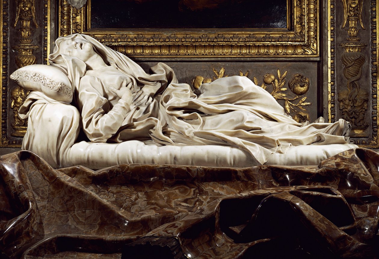 Den salige Ludovica Albertonis grav af Gian Lorenzo Bernini