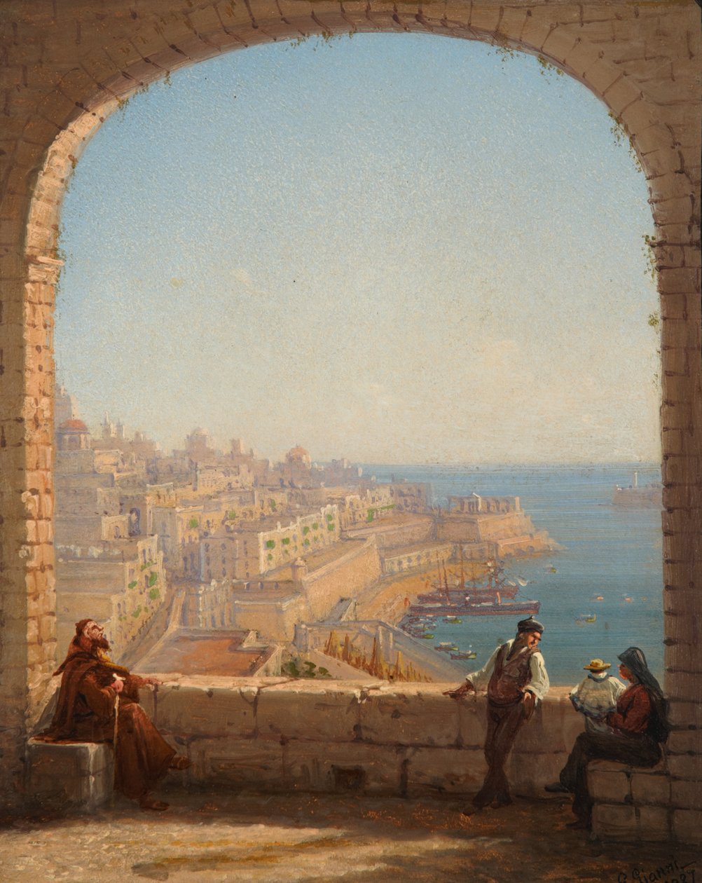 Fort St Elmo, Valletta, 1887 af Giancinto Gianni