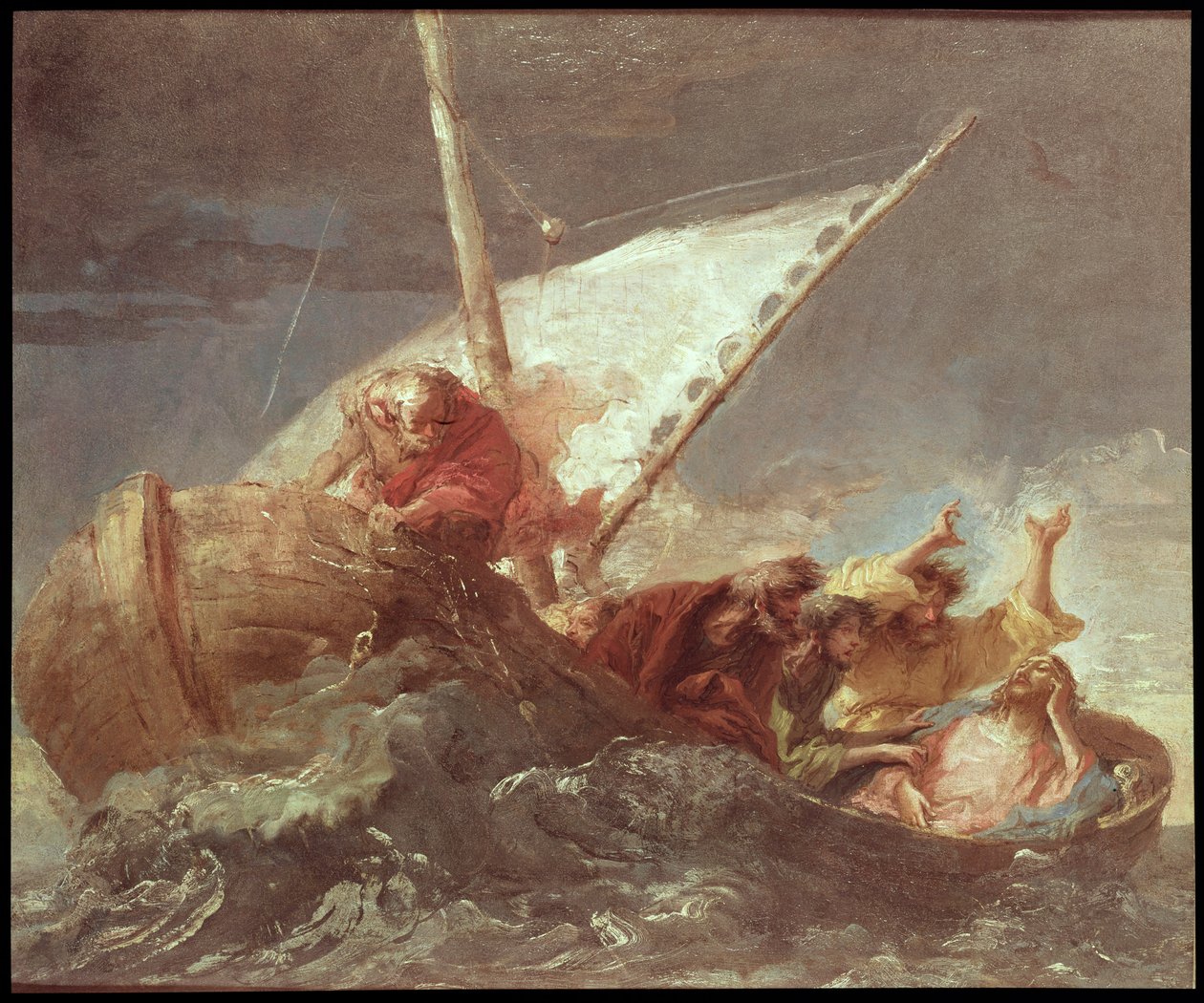 Kristus ved Tiberias sø af Giovanni Domenico Tiepolo