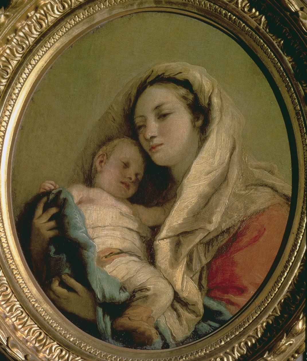 Madonna med sovende barn, 1780