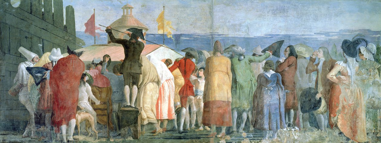 The New World, 1791-97 fresco) (se også 230499) af Giovanni Domenico Tiepolo