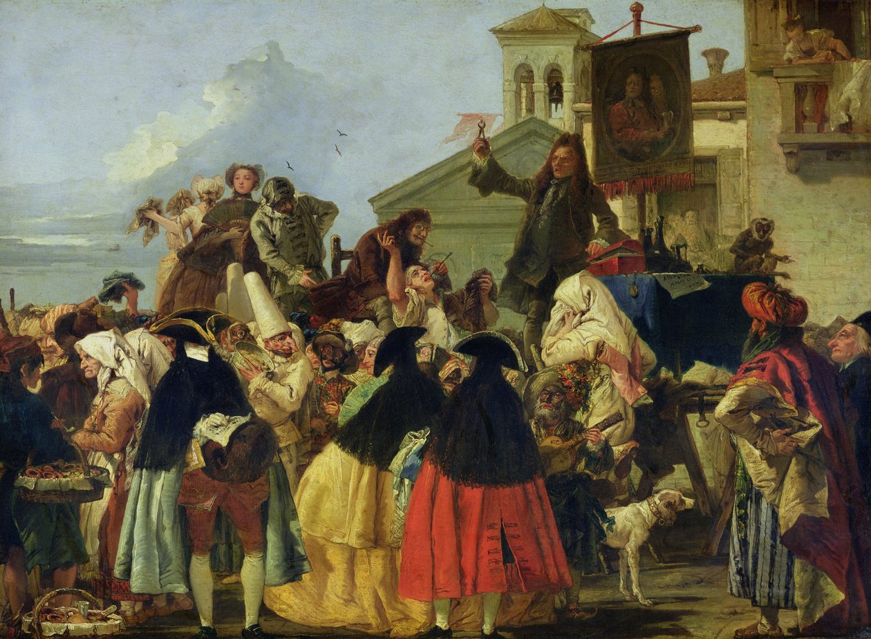 Tandudtrækkeren, ca. 1754 af Giovanni Domenico Tiepolo