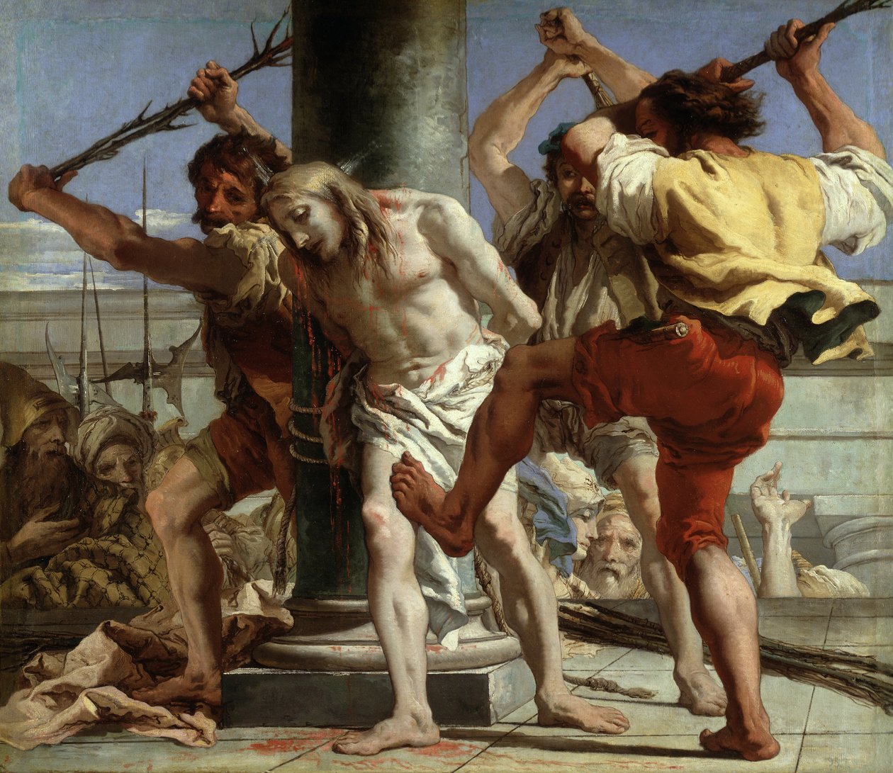 Kristus ved Søjlen, 1772 af Giovanni Domenico Tiepolo