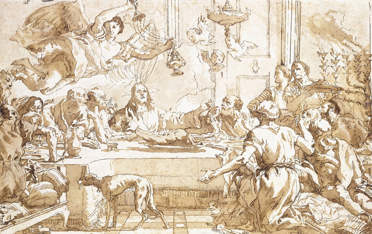 Den sidste nadver, af Giovanni Domenico Tiepolo
