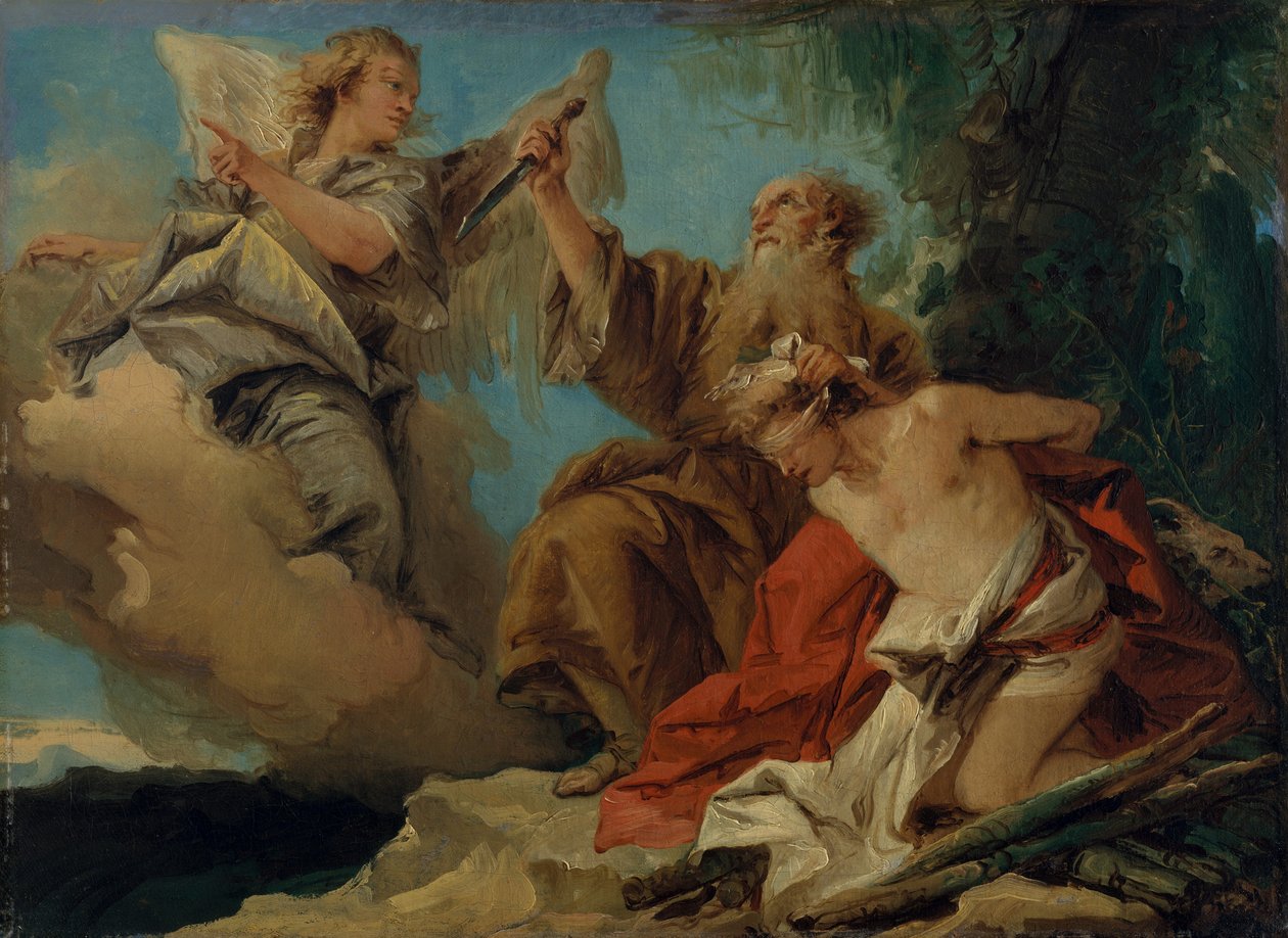 Isaks offer, ca. 1750 af Giovanni Domenico Tiepolo