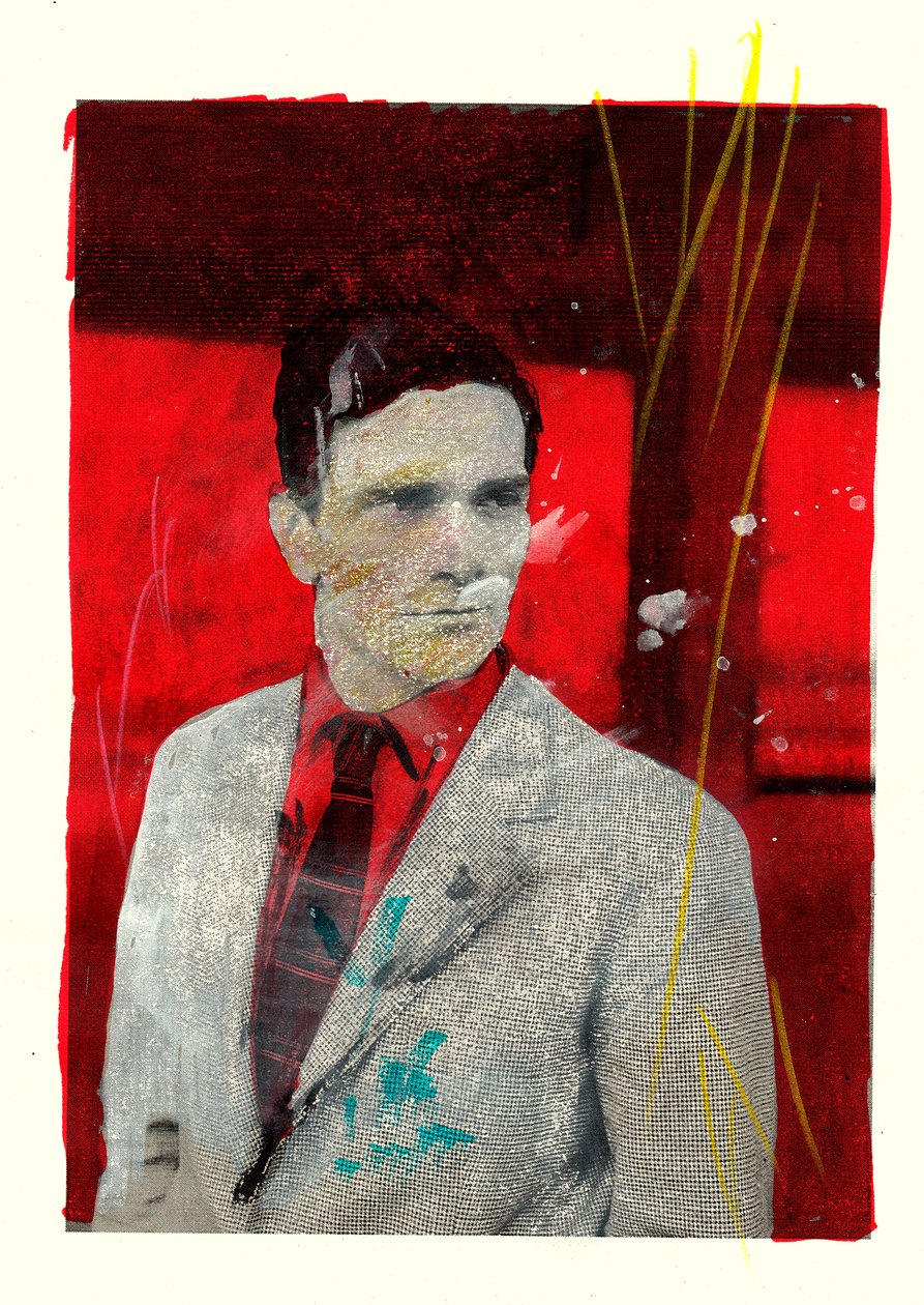 Portræt af Pierpaolo Pasolini, 2014 (blandede medier) af Gianluca Costantini
