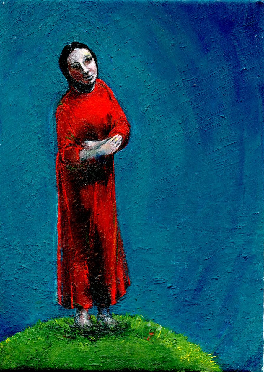 Studie for Kristi Moder efter korsfæstelsen, 2004, af Gigi Sudbury