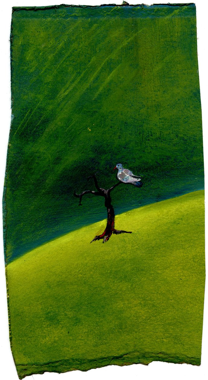 The Last One, 2005, (olie på papir) af Gigi Sudbury