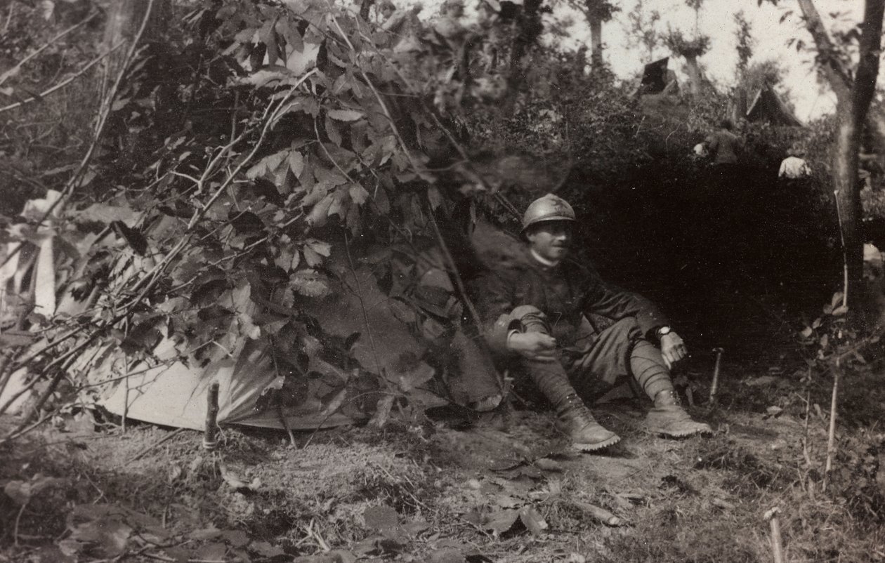 Album "Pictures of War II": Italienske soldater i Val Chiusone til Podsenica, 09/1917 (s/h foto) af Gigliucci Gigliucci