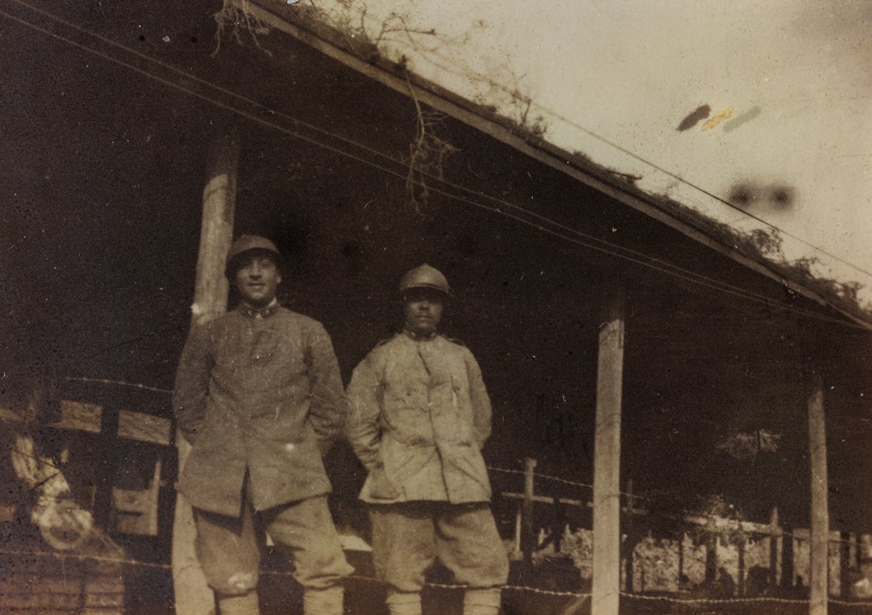 Album "Pictures of War II": Italienske soldater i Val Chiusone til Podsenica, 09/1917 (s/h foto) af Gigliucci Gigliucci