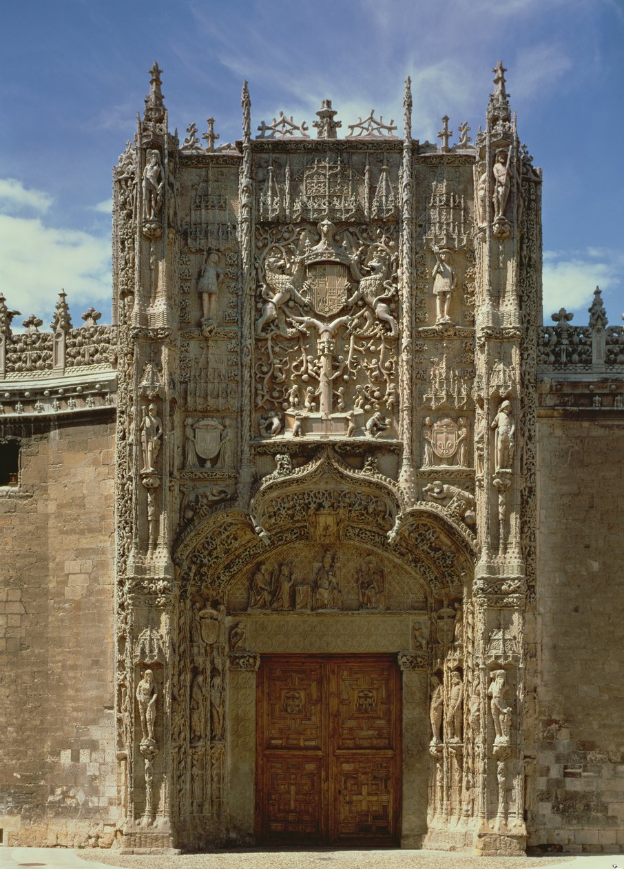 Indgangsfacade (Nationalmuseet for Religiøs Skulptur) bygget 1488-96 af Gil de Siloe