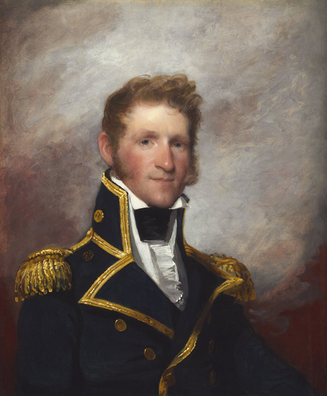 Commodore Thomas Macdonough, ca. 1815-8 (olie på træ) af Gilbert Stuart