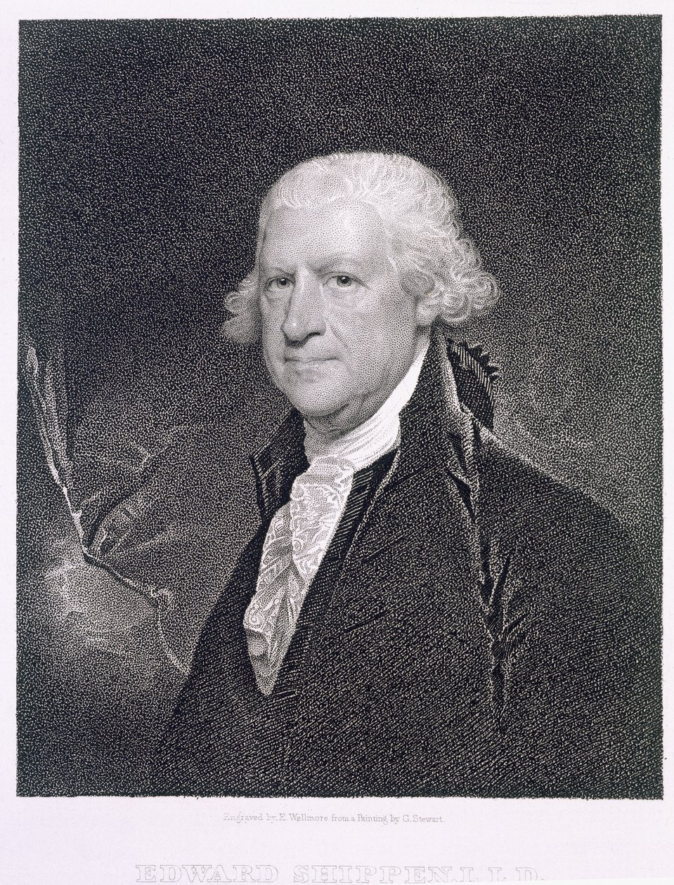 Edward Shippen (1729-1806) graveret af Edward Wellmore (fl.1835) af Gilbert Stuart