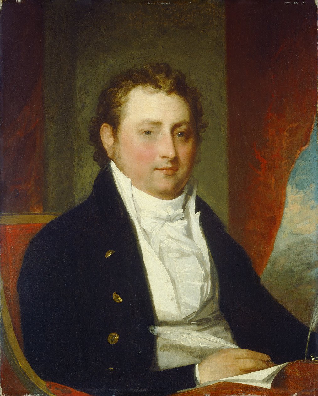 Edward Stow, ca. 1803 (olie på træ) af Gilbert Stuart