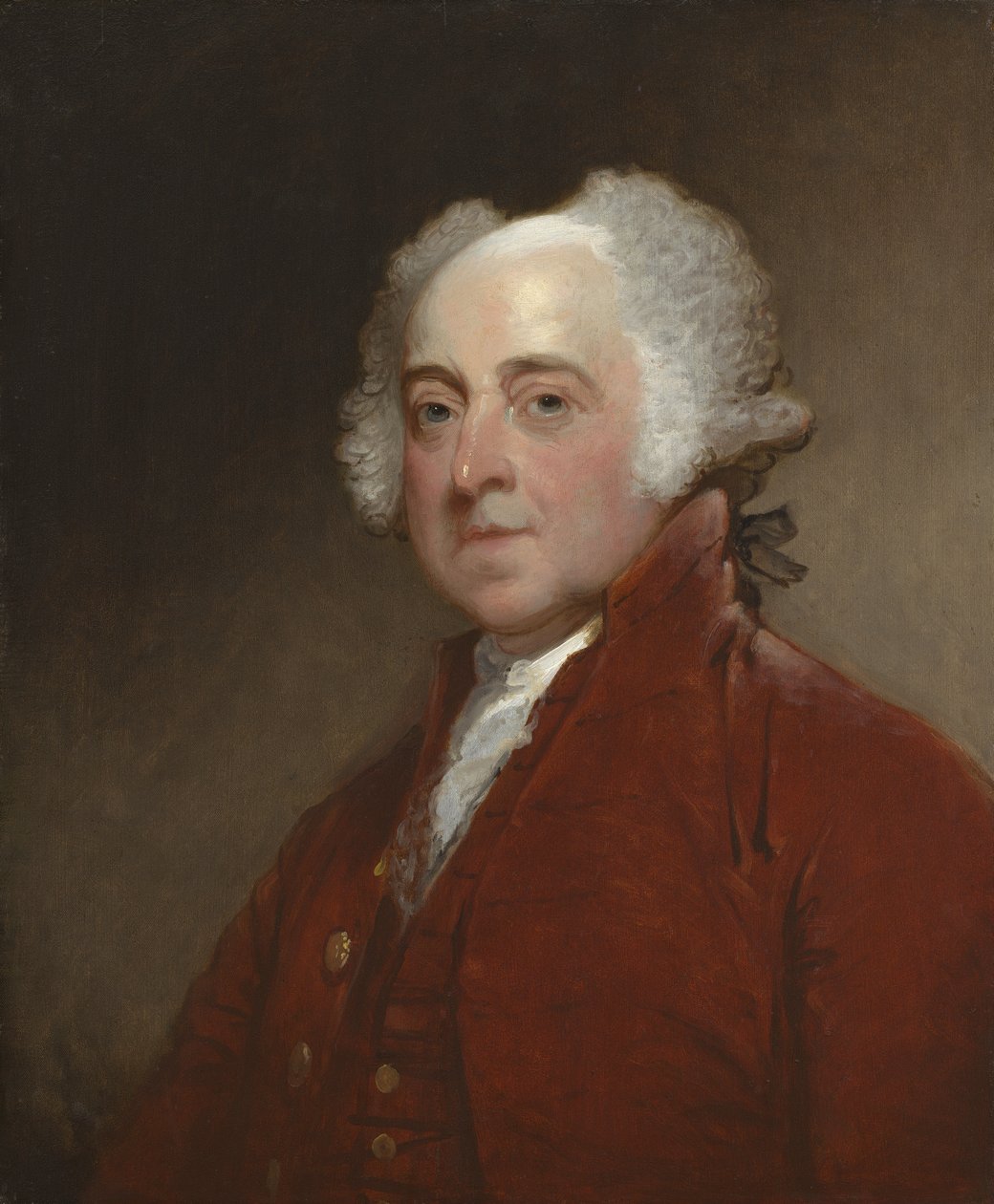 John Adams, ca. 1821 (olie på træ) af Gilbert Stuart