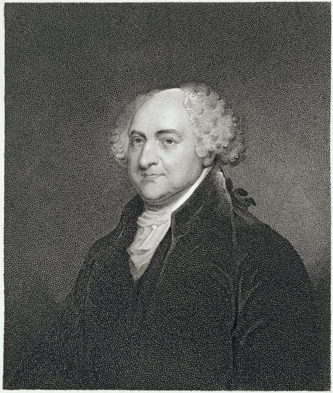 John Adams, graveret af James Barton Longacre (1794-1869) af Gilbert Stuart