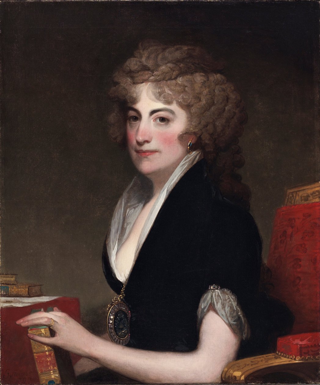 Portræt af Anne Willing Bingham af Gilbert Stuart