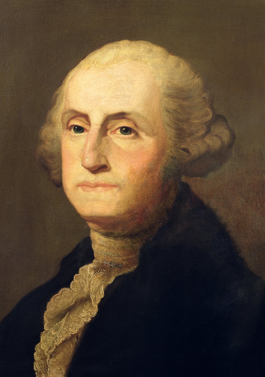 Portræt af George Washington af Gilbert Stuart