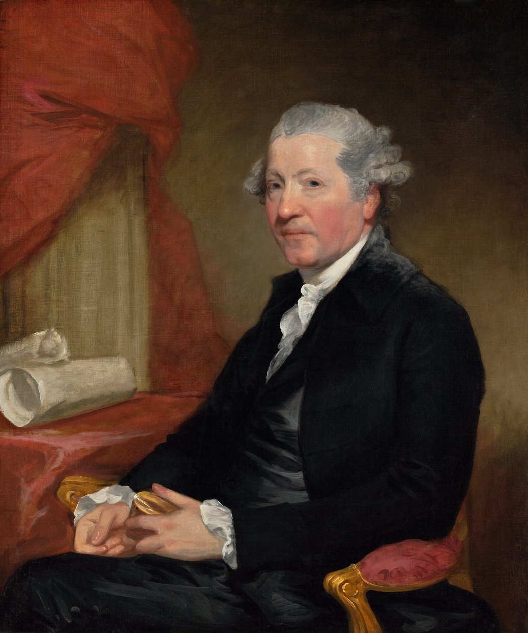 Portræt af Sir Joshua Reynolds af Gilbert Stuart