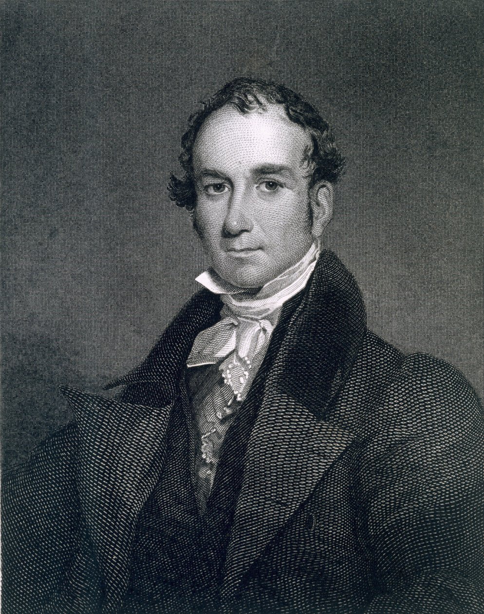 Louis McLane, graveret af Thomas Kelly (c.1795-c.1841) af Gilbert Stuart Newton