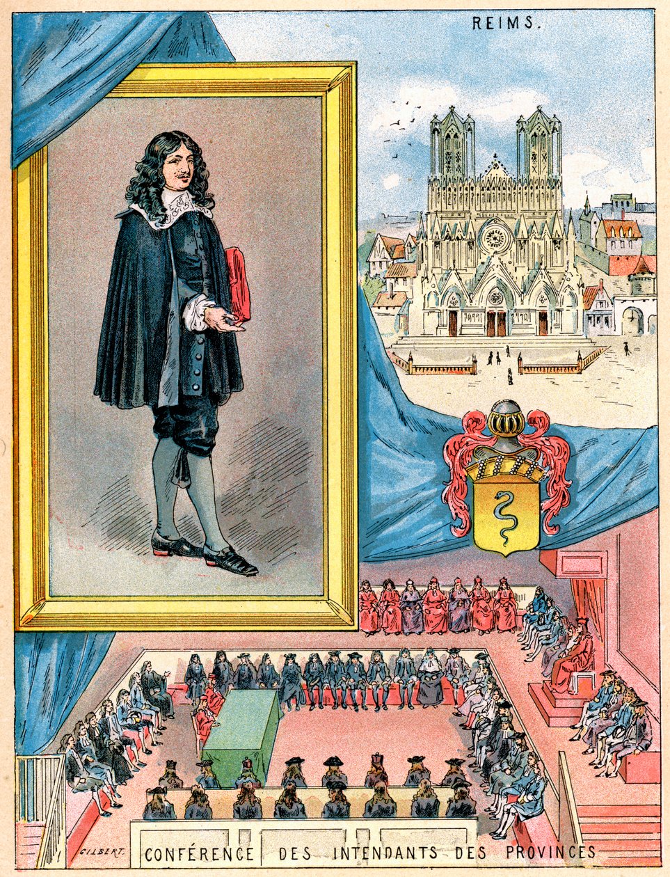 Jean-Baptiste Colbert, fransk finansminister, 1898 af Gilbert