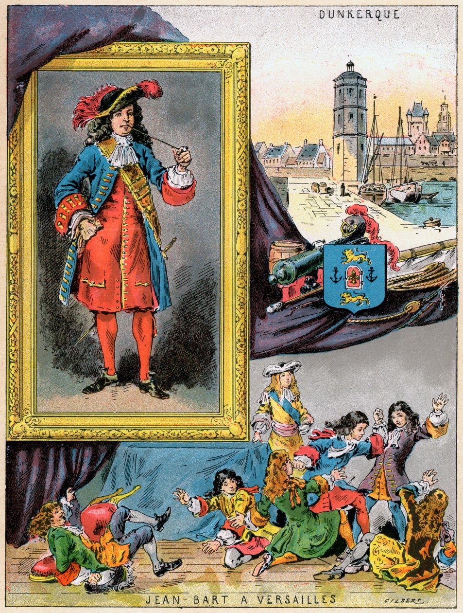 Jean Bart, fransk flådekommandant og kaper, 1898 af Gilbert