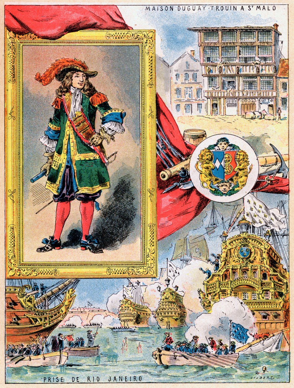 René Duguay-Trouin, fransk korsar af Saint-Malo, 1898 af Gilbert