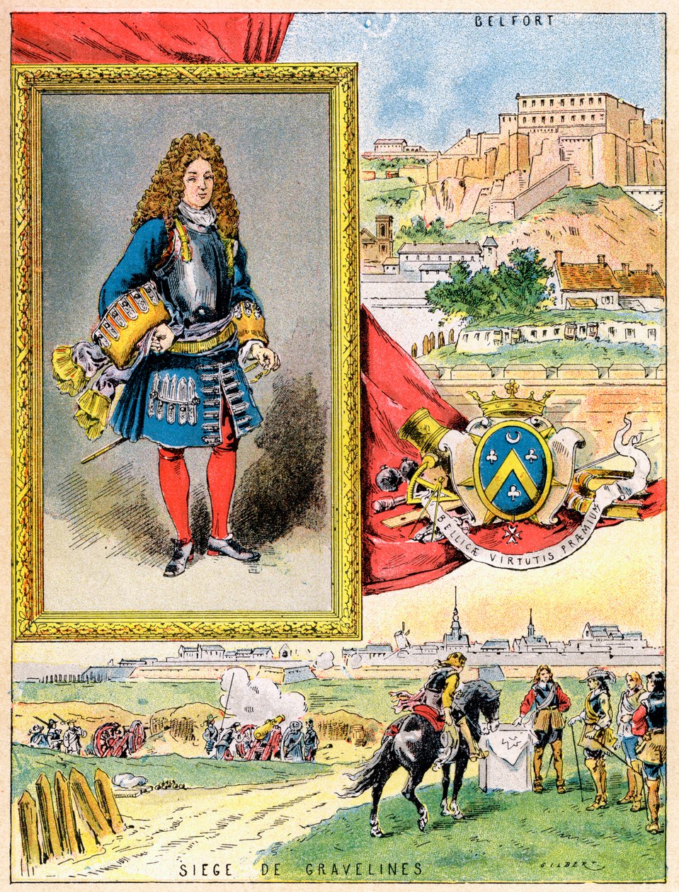 Sebastien le Prestre de Vauban, fransk militæringeniør, 1898 af Gilbert