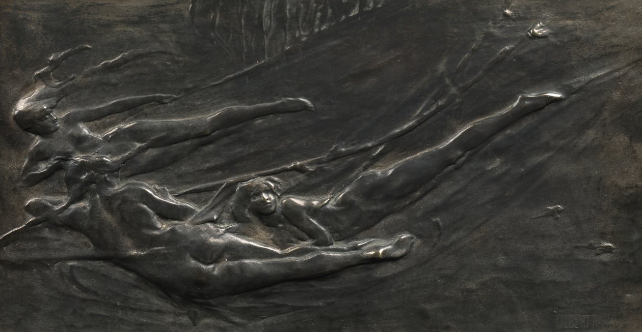 The Derelict, støbt første gang 1900 (bronze) af Gilbert Bayes