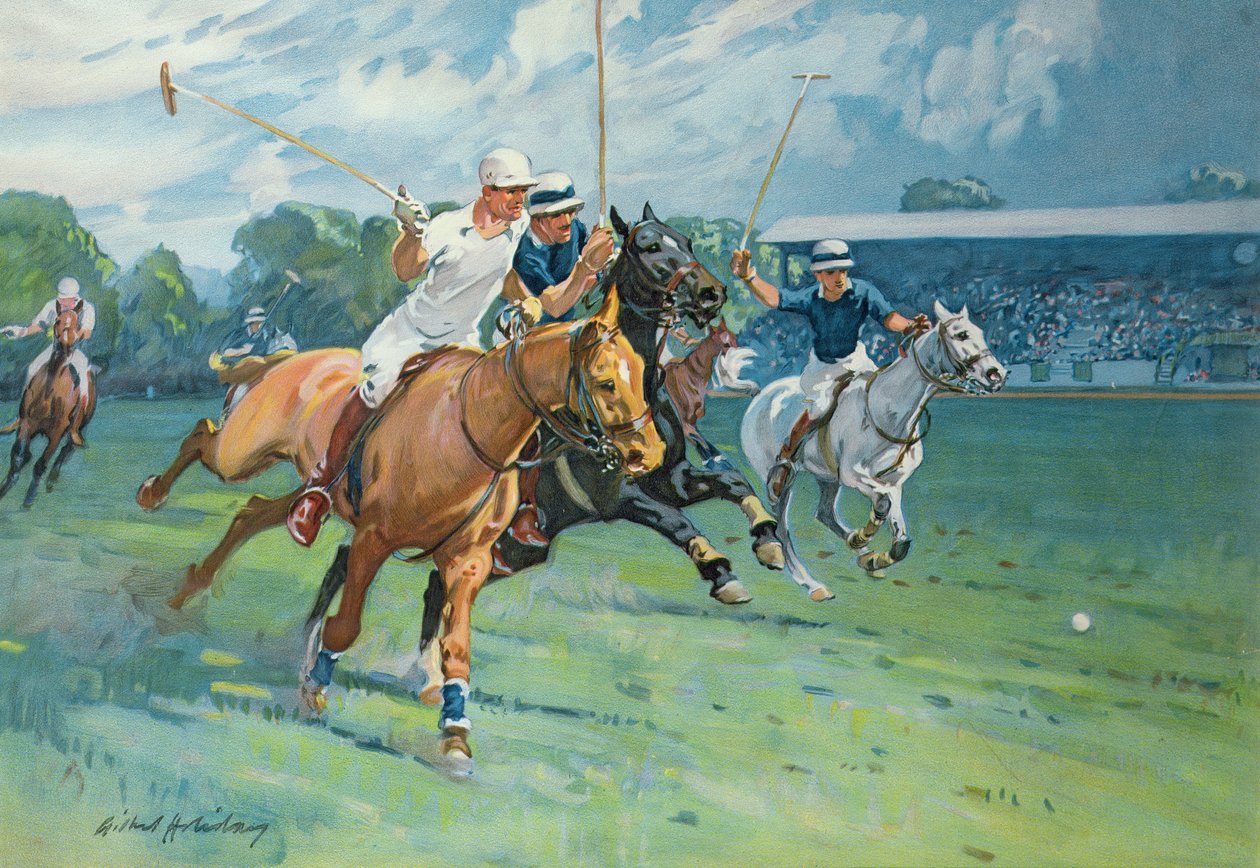 Polo i Hurlingham, The Westchester Cup, 1936 af Gilbert Holiday