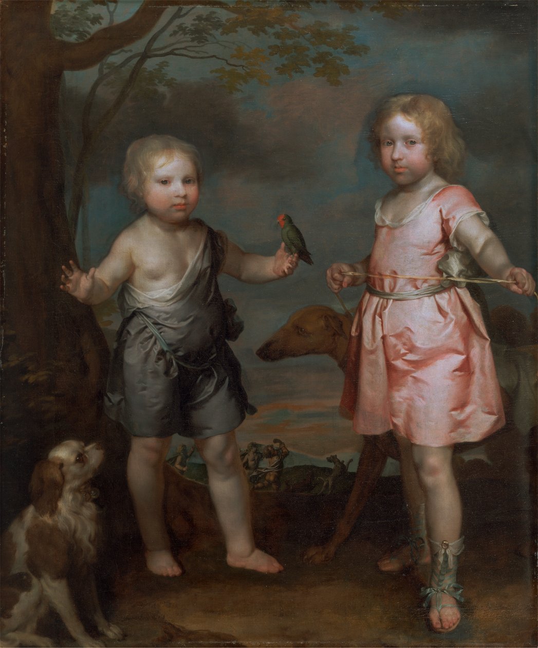 Lord John Hay og Charles, Master of Yester (senere tredje markis af Tweeddale) af Gilbert Soest