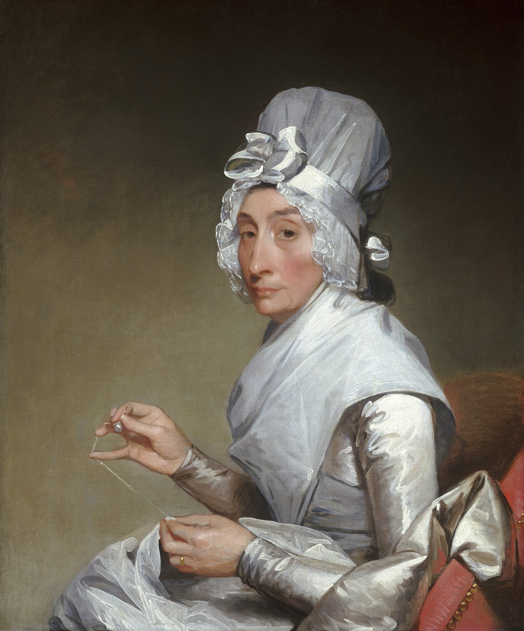 Catherine Brass Yates (Mrs. Richard Yates) af Gilbert Stuart