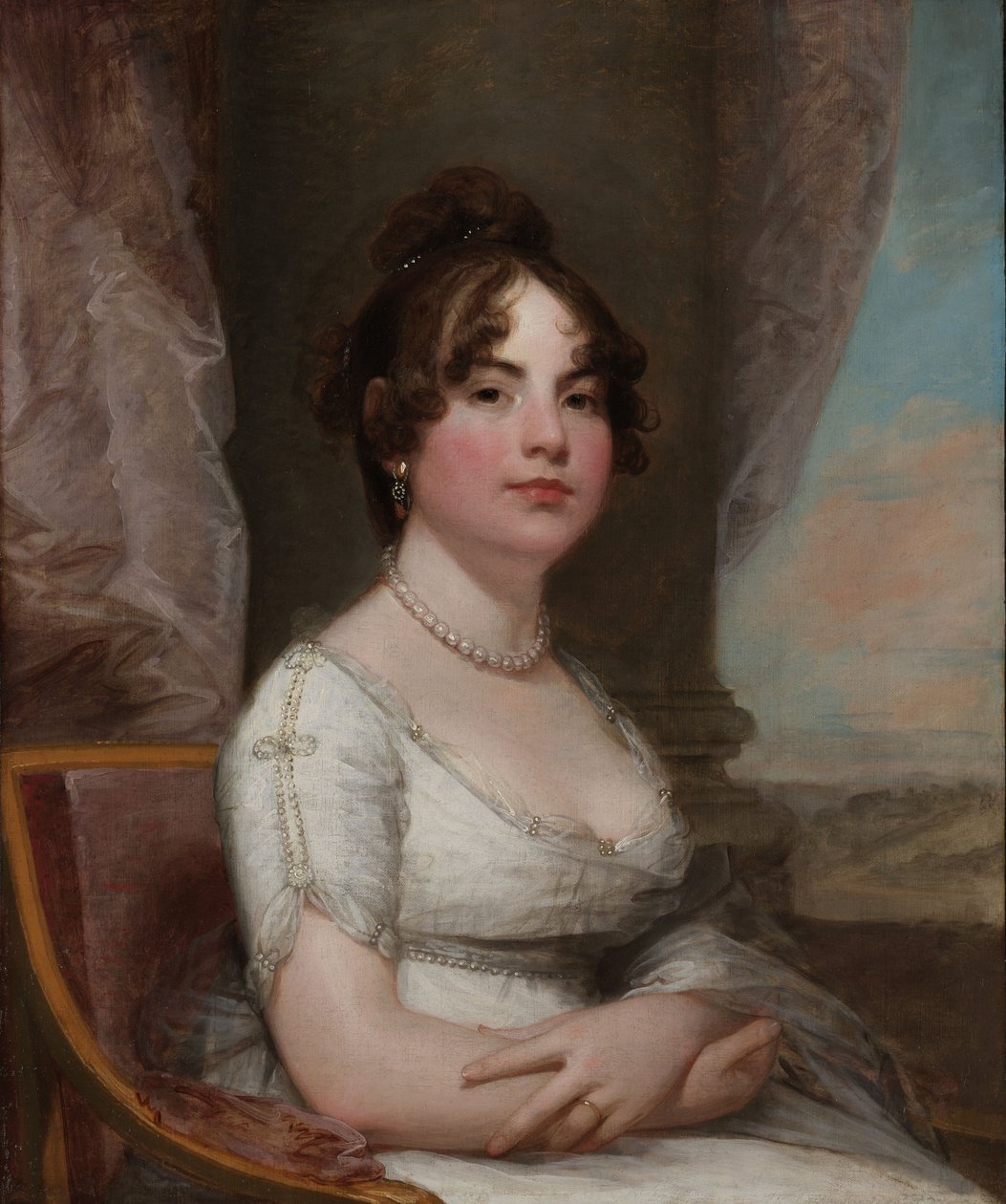 Elizabeth Beltzhoover Mason, ca. 1803-05 (olie på lærred) af Gilbert Stuart