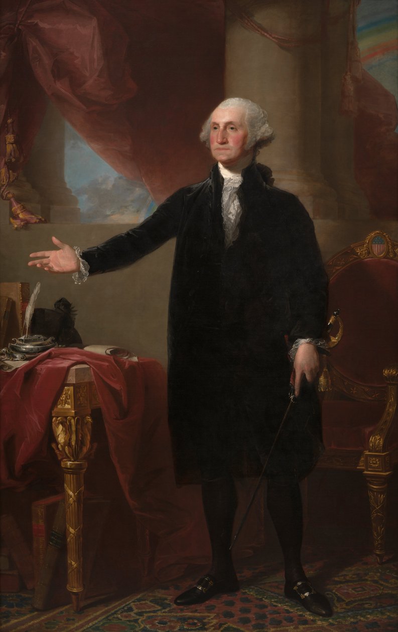 George Washington (Lansdowne-portræt) af Gilbert Stuart