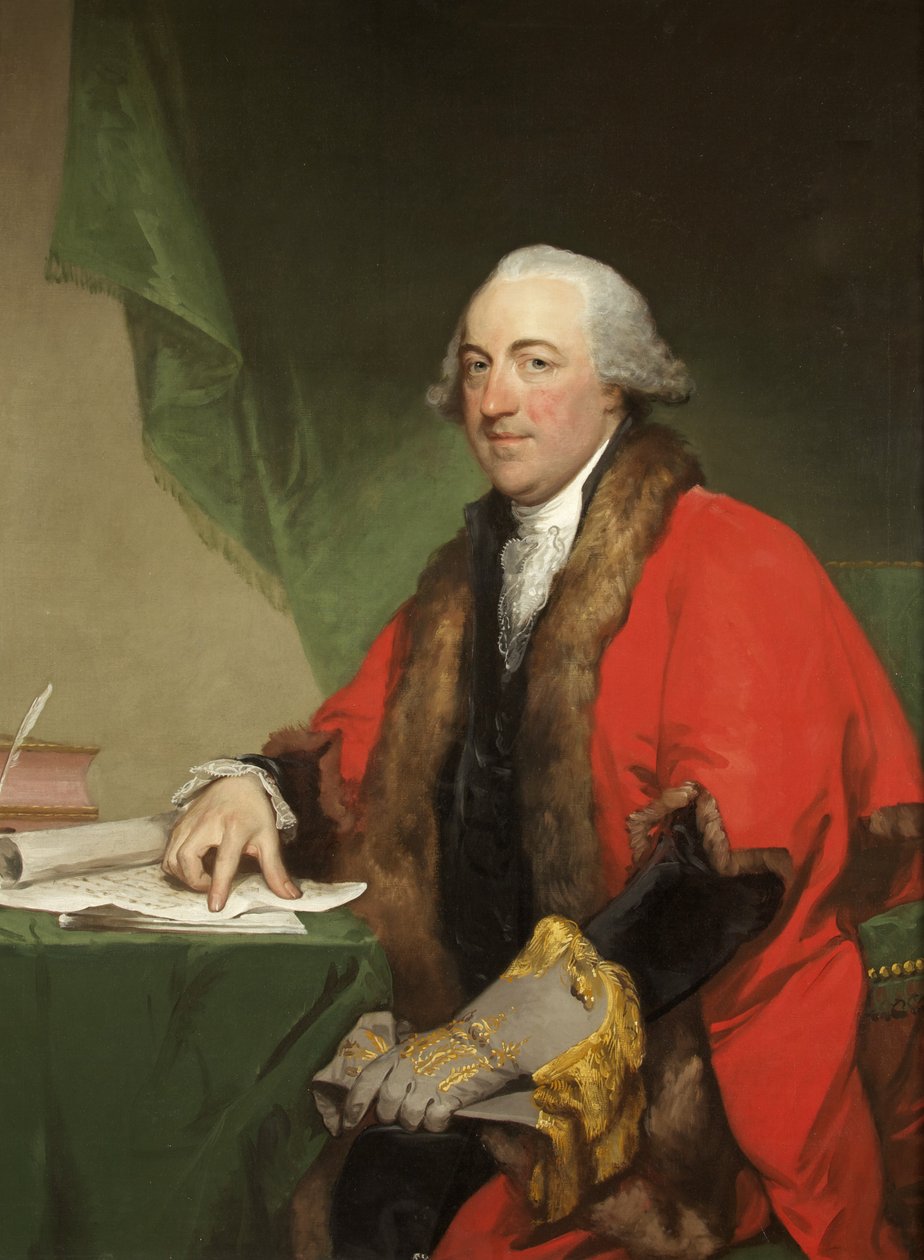 Henry Cruger fra New York, borgmester i Bristol og mester i The Merchant Venturers Society af Gilbert Stuart