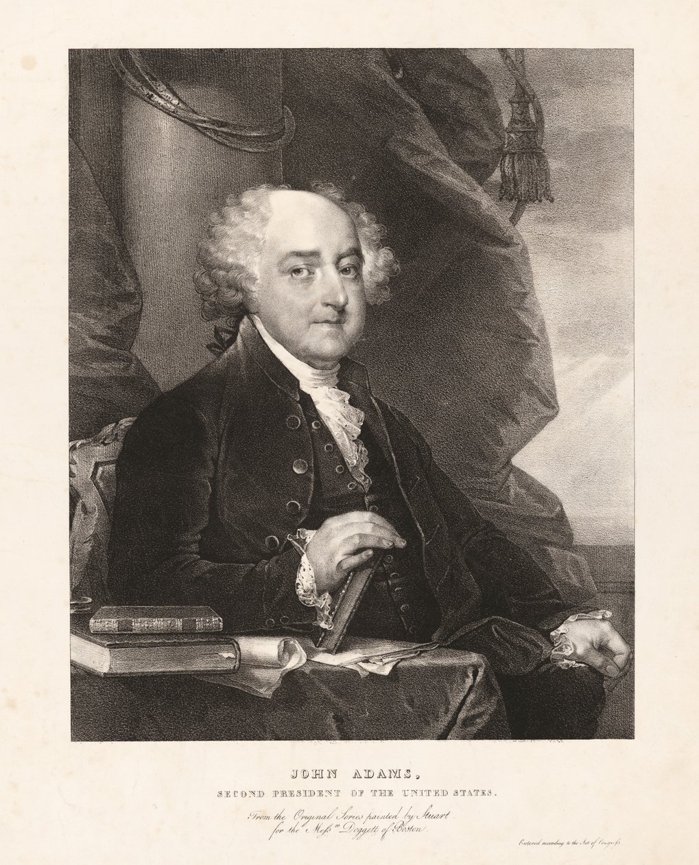 John Adams af Gilbert Stuart