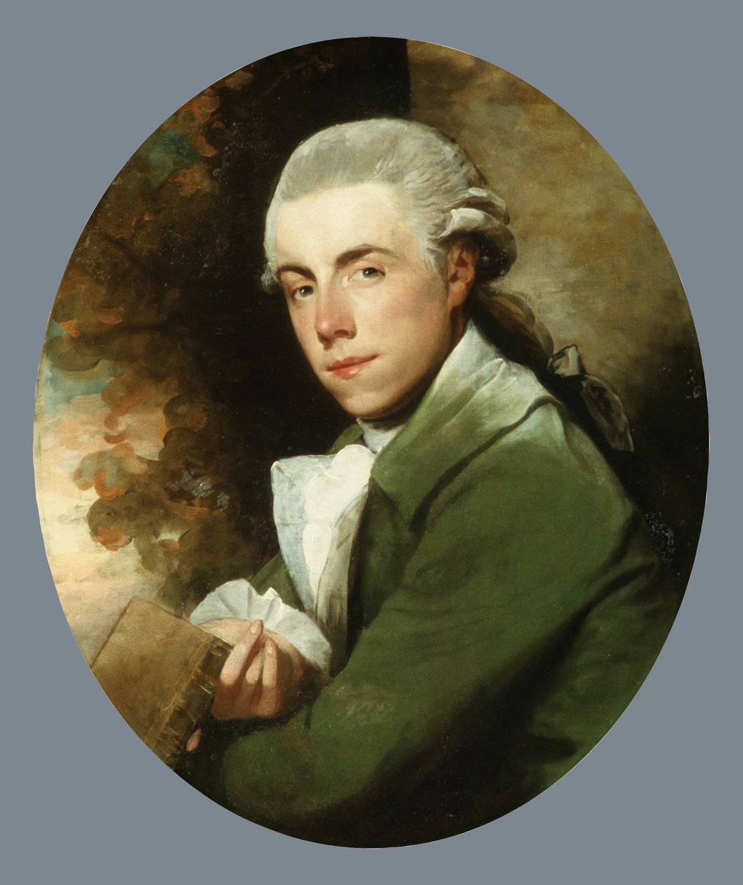 Mand i en grøn frakke af Gilbert Stuart