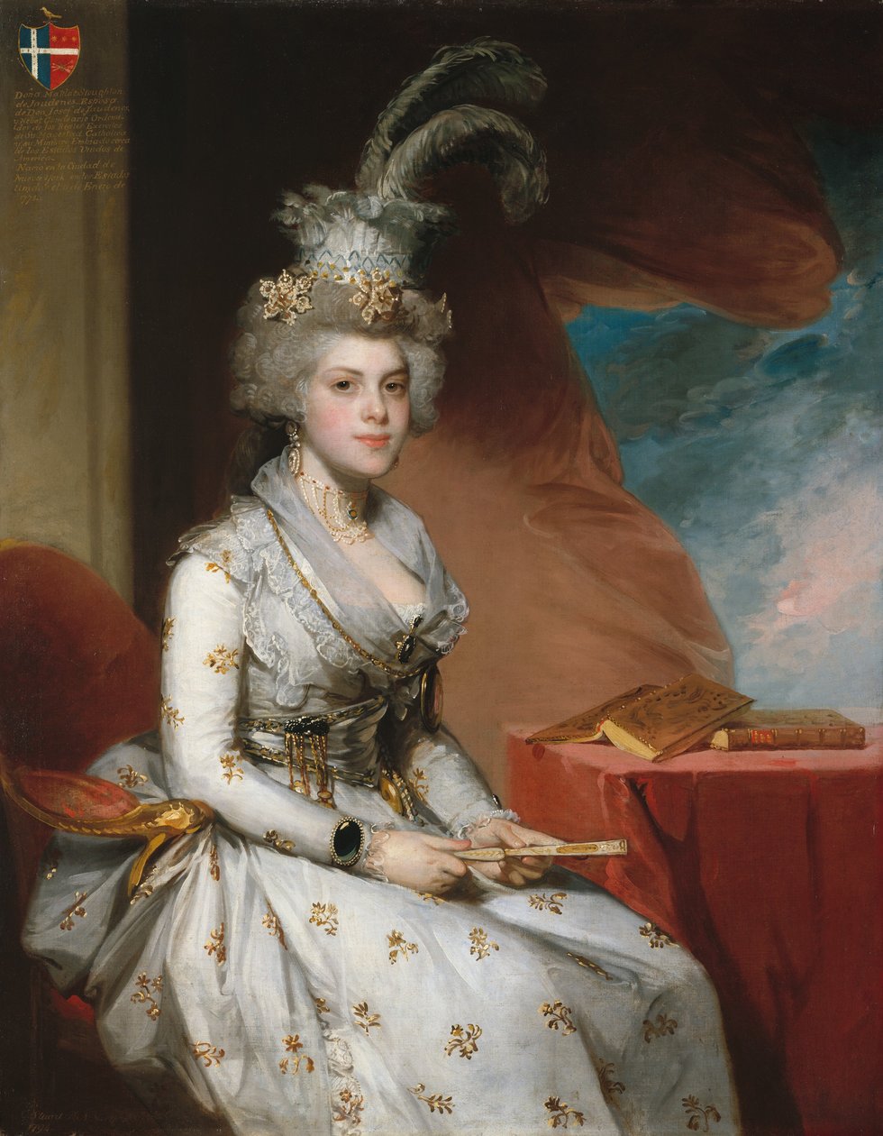 Matilda Stoughton de Jaudenes, 1794. af Gilbert Stuart