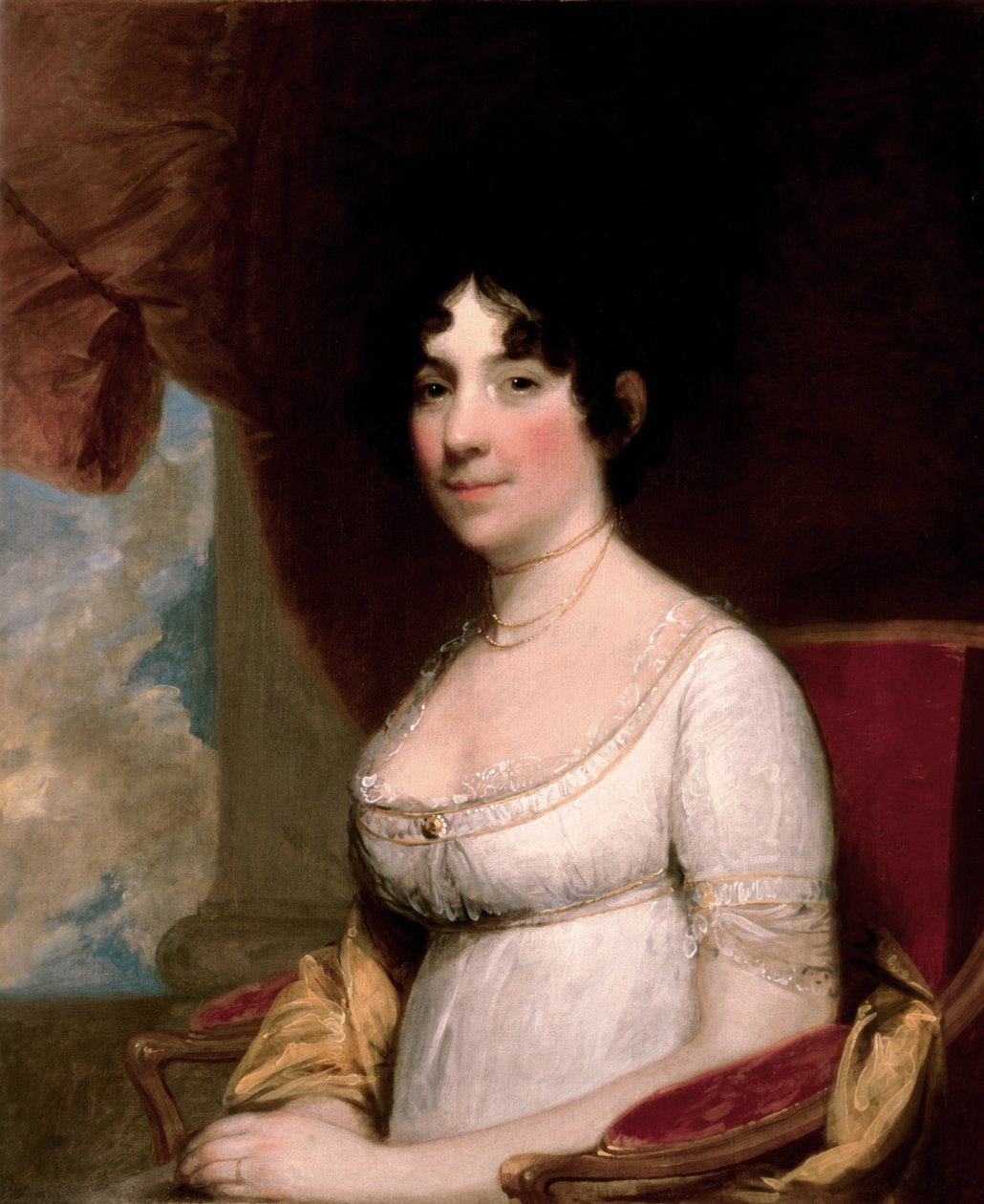 Fru Dolley Madison af Gilbert Stuart