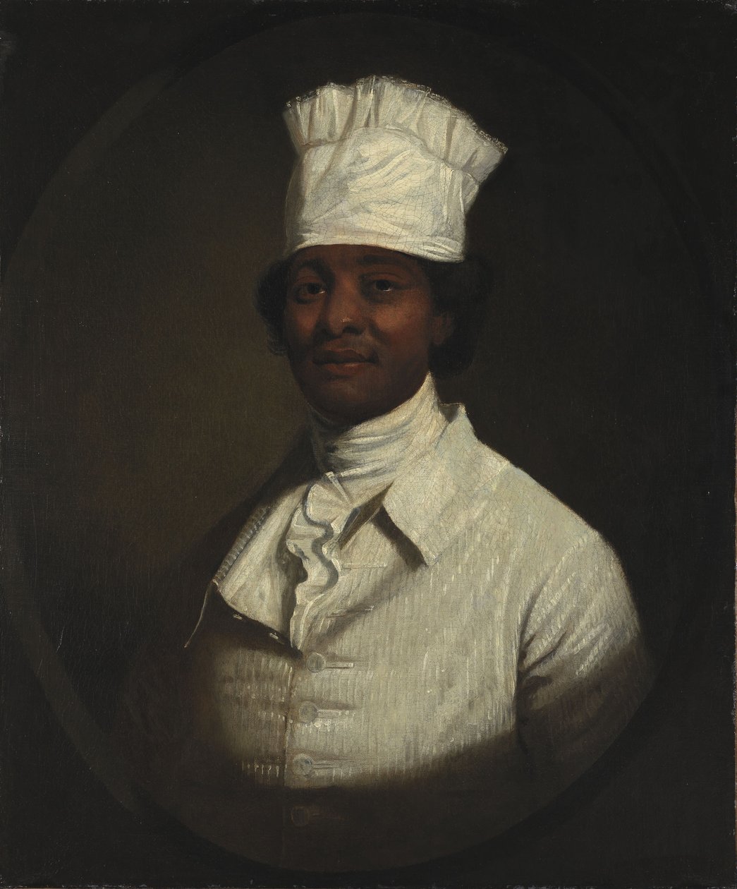 Portræt af George Washingtons kok af Gilbert Stuart