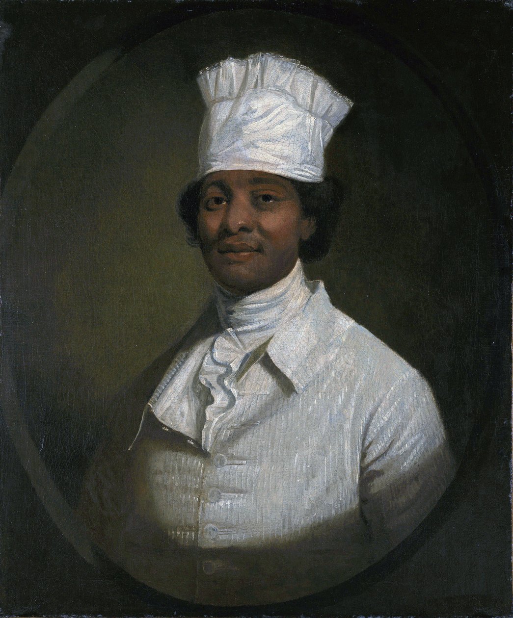 Portræt af George Washingtons kok af Gilbert Stuart