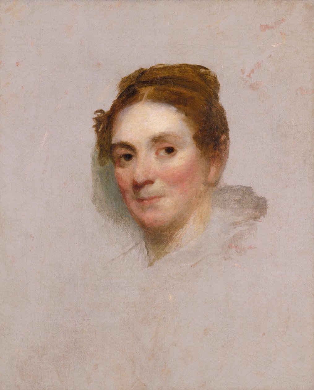 Portræt af en dame, ca. 1820-1825. af Gilbert Stuart