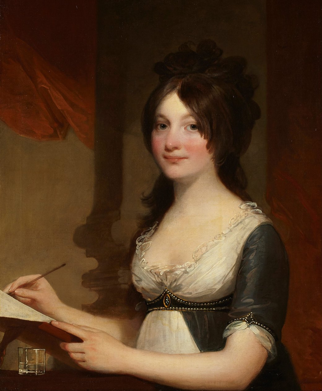 Portræt af en ung kvinde af Gilbert Stuart